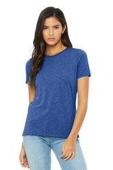 BELLA+CANVAS® Women’s Relaxed Triblend Tee - Blue Triblend - 2XL